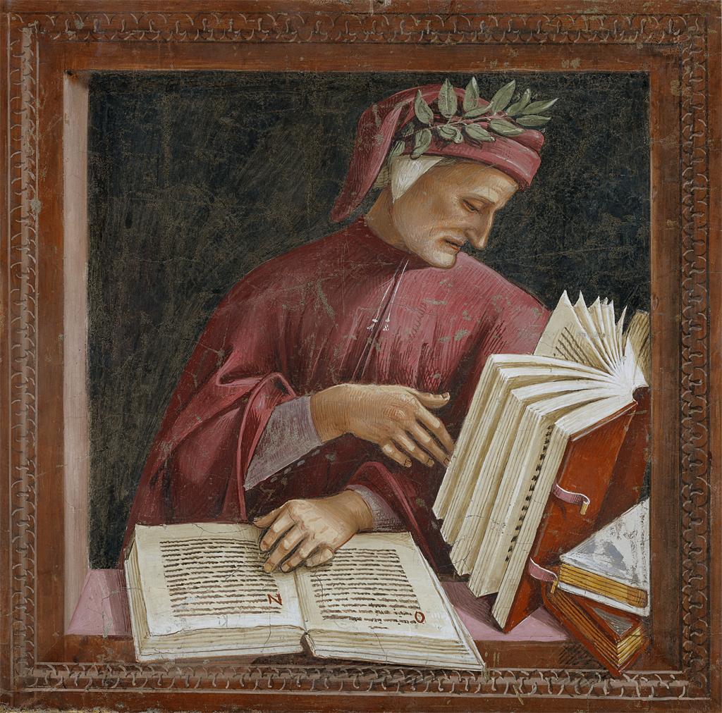 Pintura Dante Alighieri